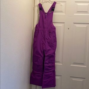 Lands End Snow Bib Pants - Sz 10 - Twilight Violet